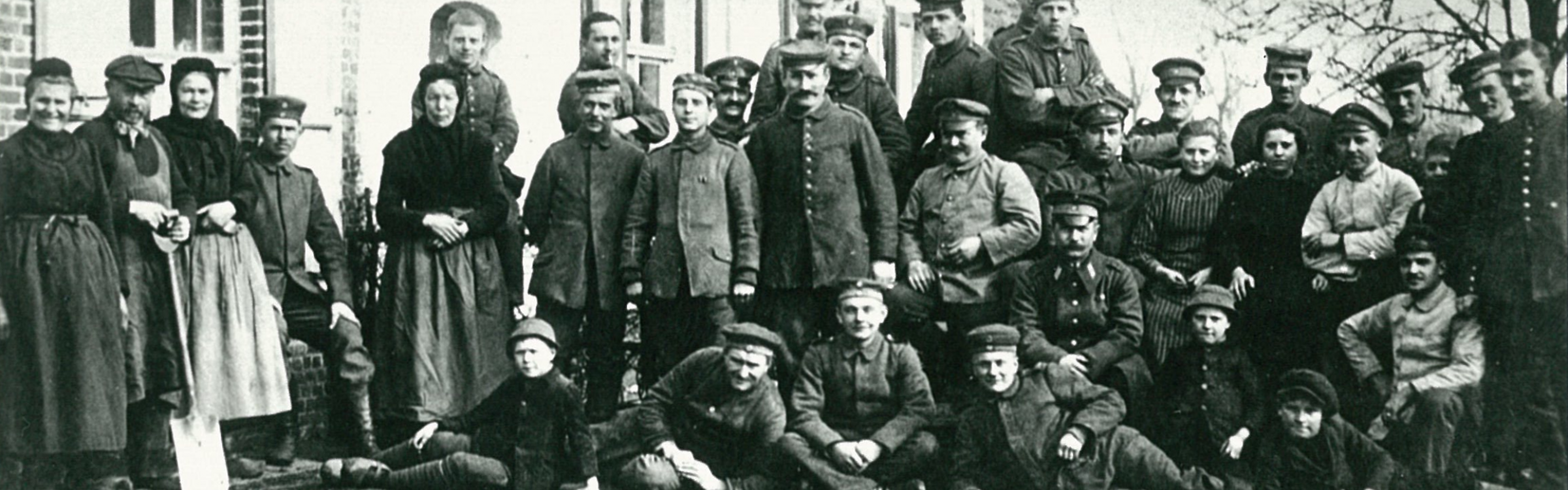 Soldaten in Groot Zedelgem tijdens wereld oorlog één.