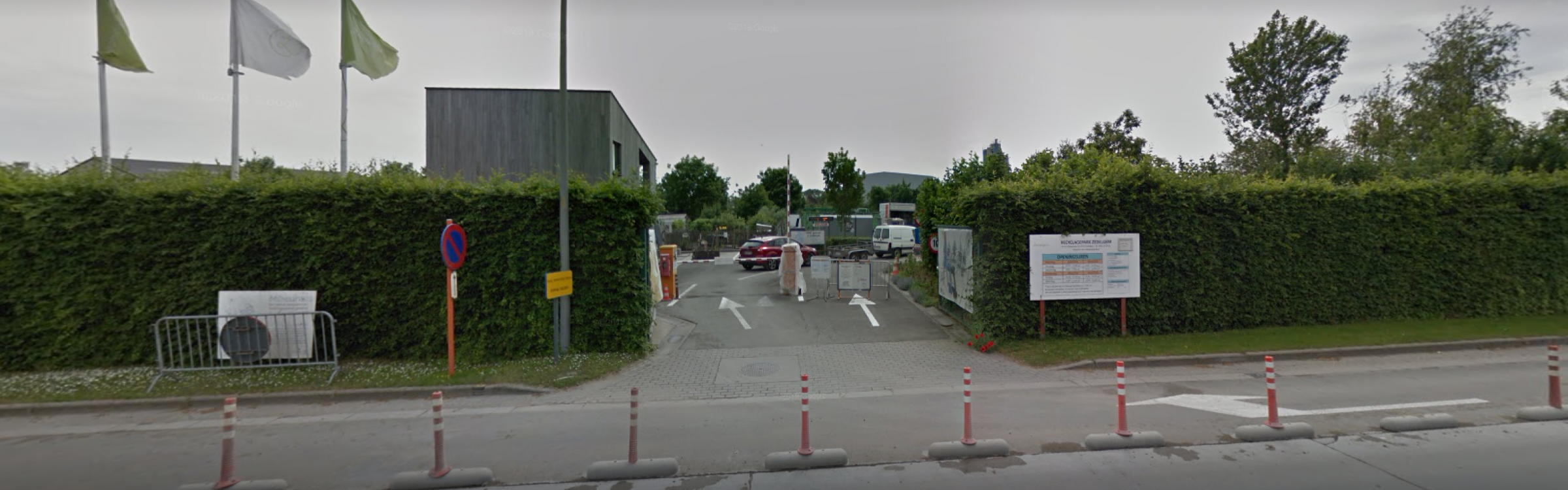 Het recyclagepark van Zedelgem.