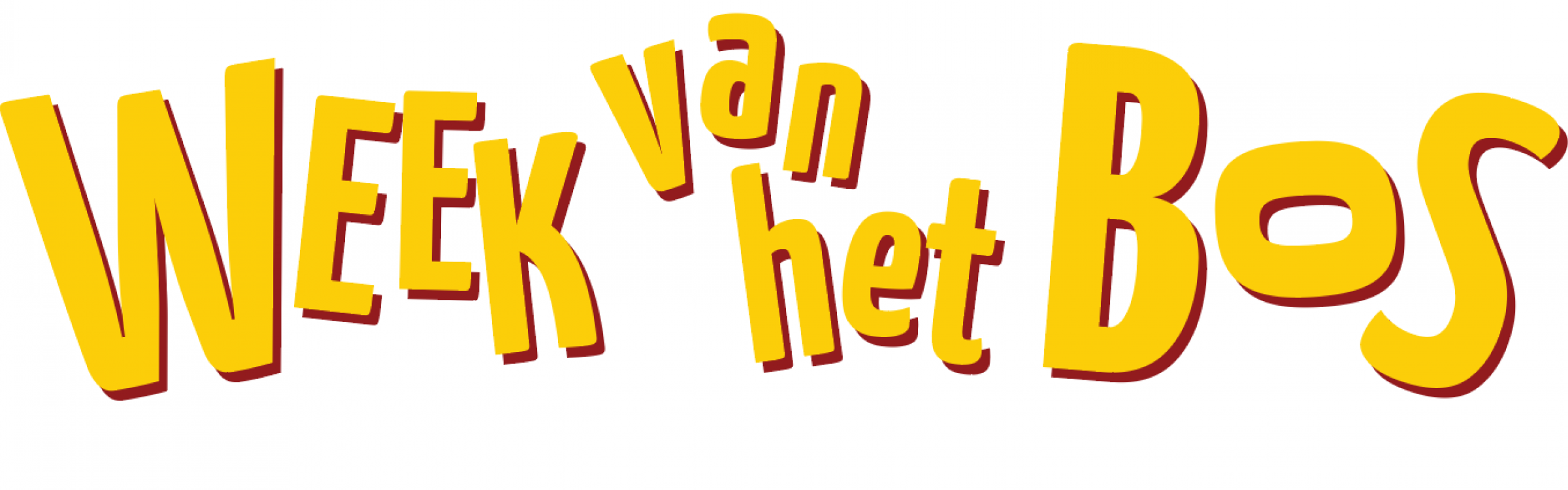 Het logo van 'Week van het bos'.