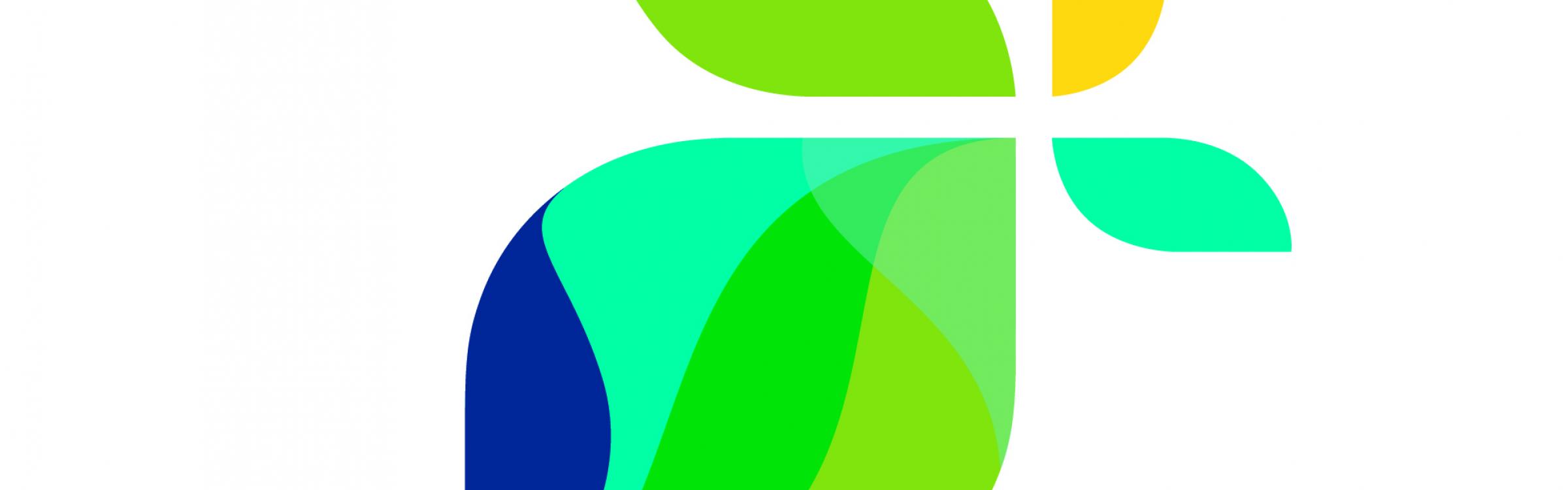 Het logo voor klimaat en energie.