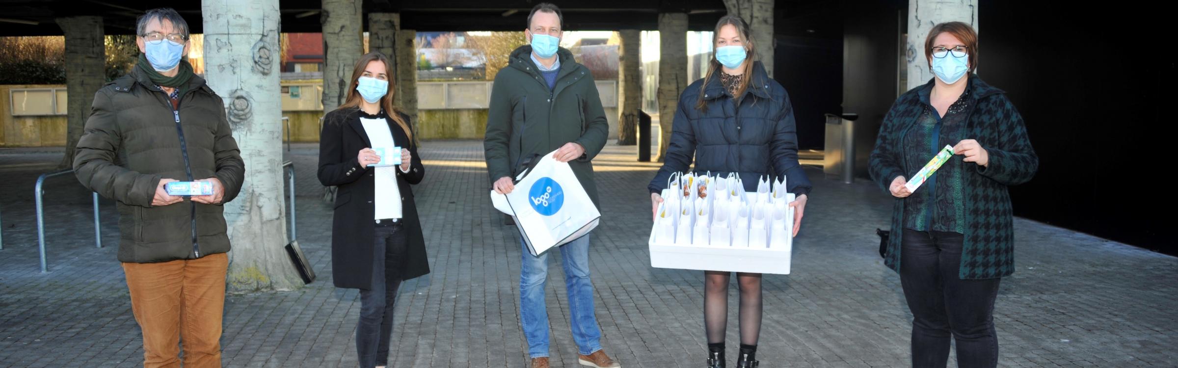 Het lokaal bestuur voor de mondzorgactie.