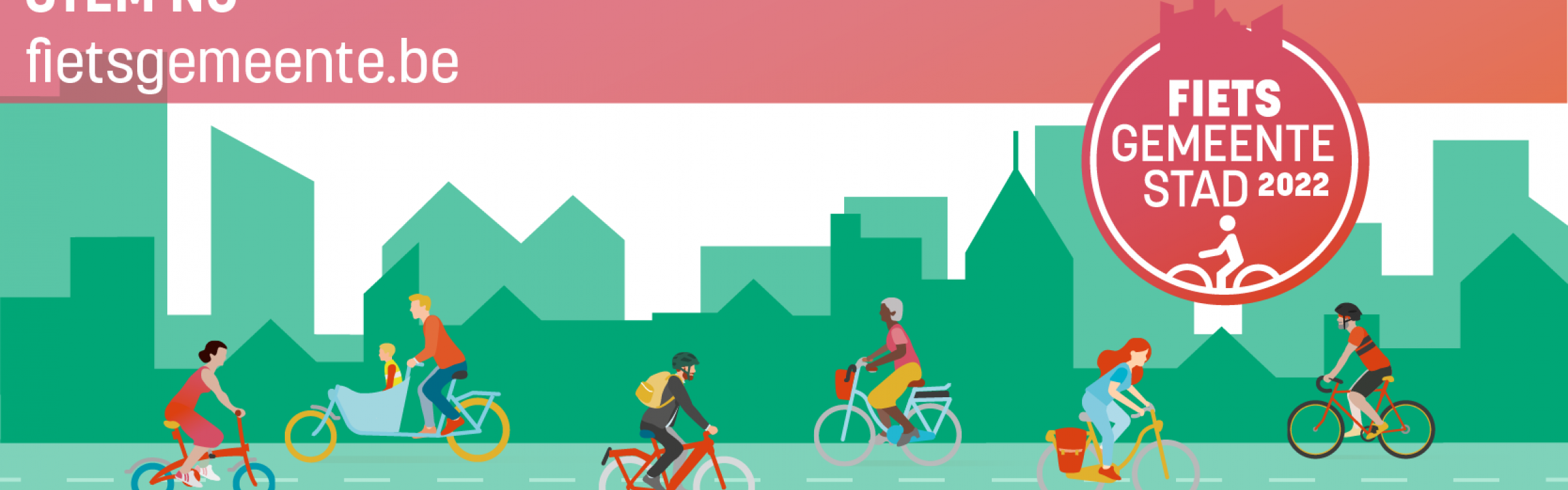 De affiche voor de fietsgemeente van 2022.