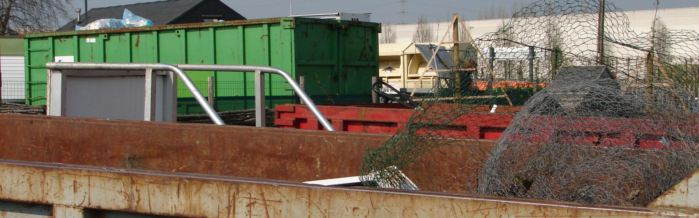 Het recyclagepark van Zedelgem.