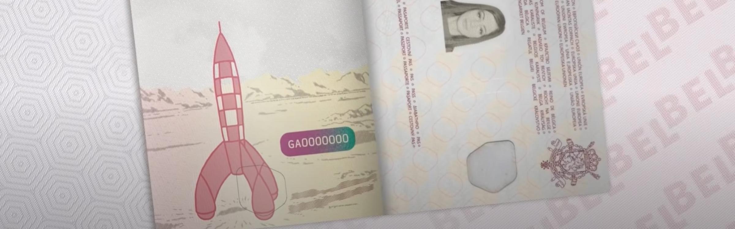 Het vernieuwde Belgisch paspoort.