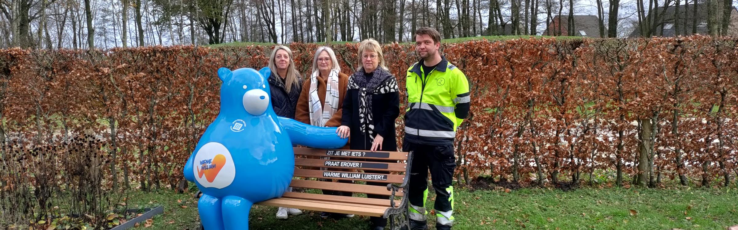 Opening van de koestertuin door het lokaal bestuur.