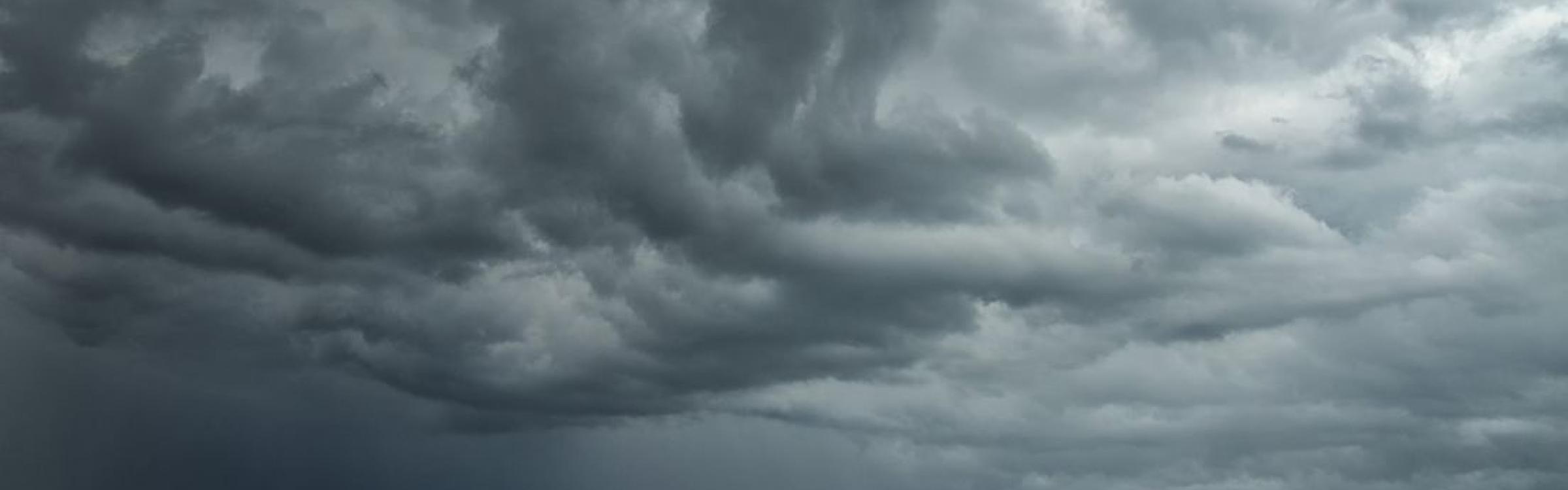 Stormhemel over West-Vlaanderen.