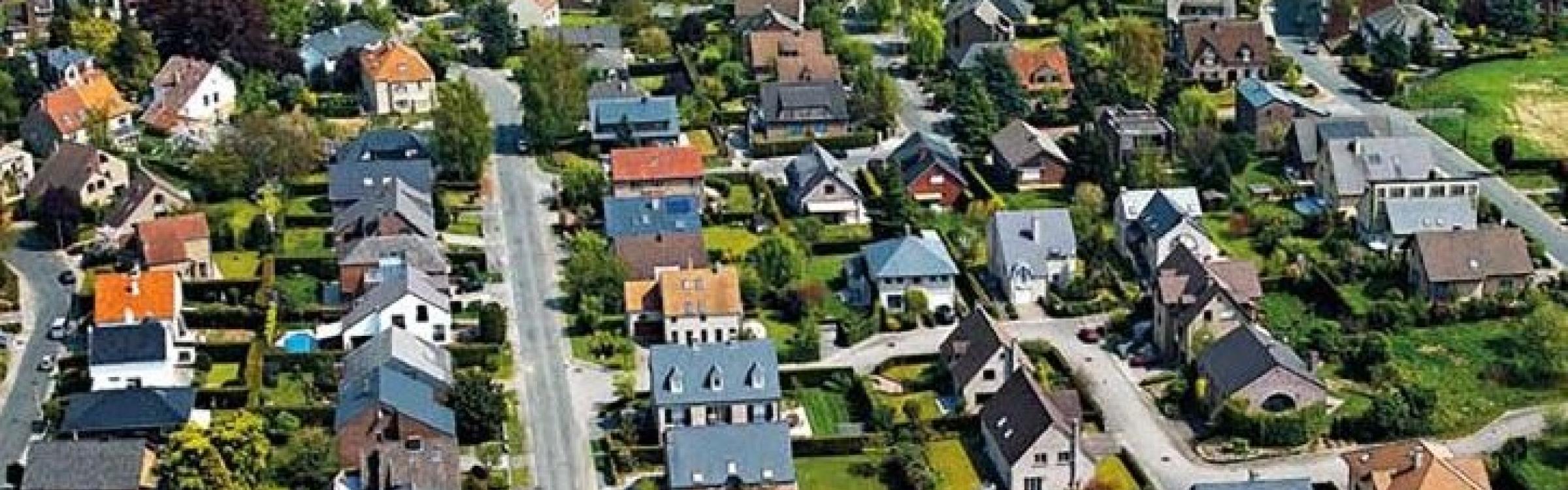 Luchtfoto dorpskern