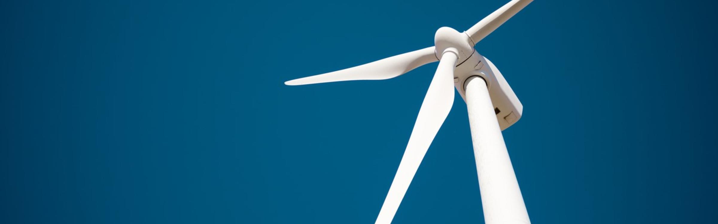 Een windturbine.