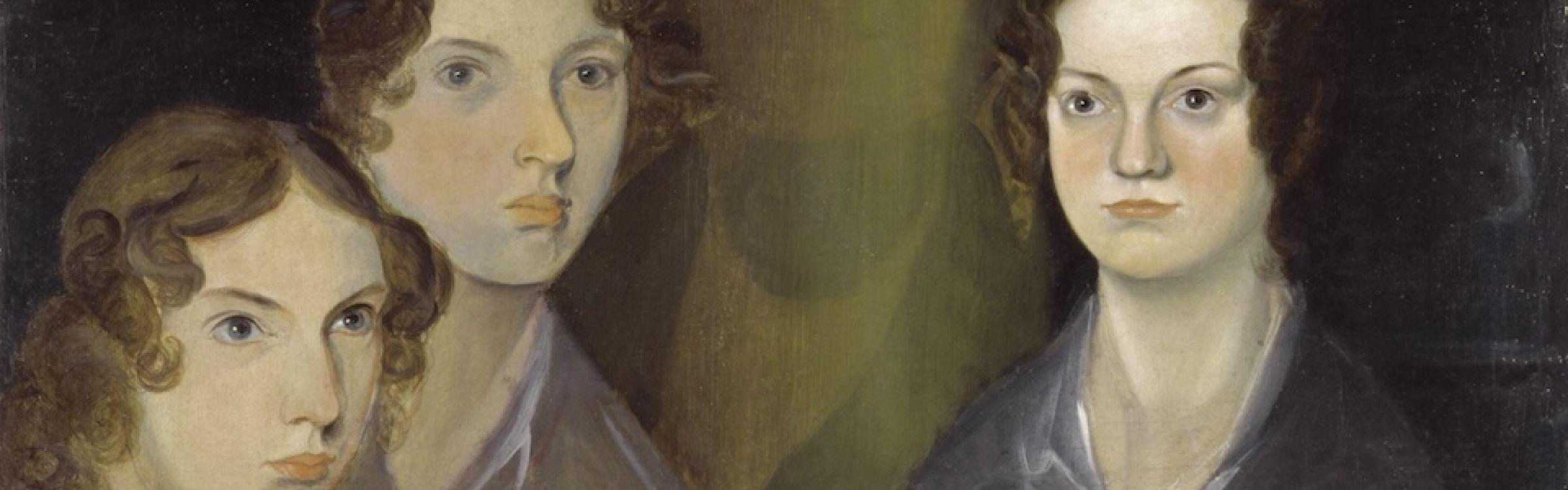 The Brontë Sisters (Anne Brontë; Emily Brontë; Charlotte Brontë), Patrick Branwell Brontë, circa 1834 (fragment) - Digitale restauratie © National Portrait Gallery, London -