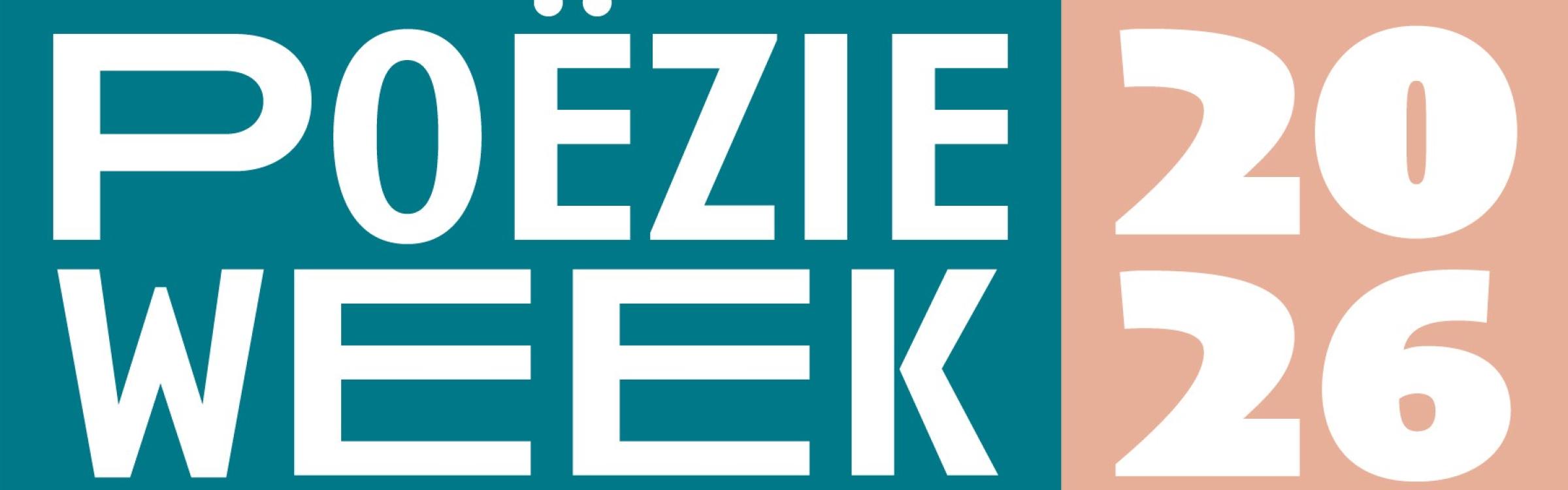 Logo Poëzieweek 2026.