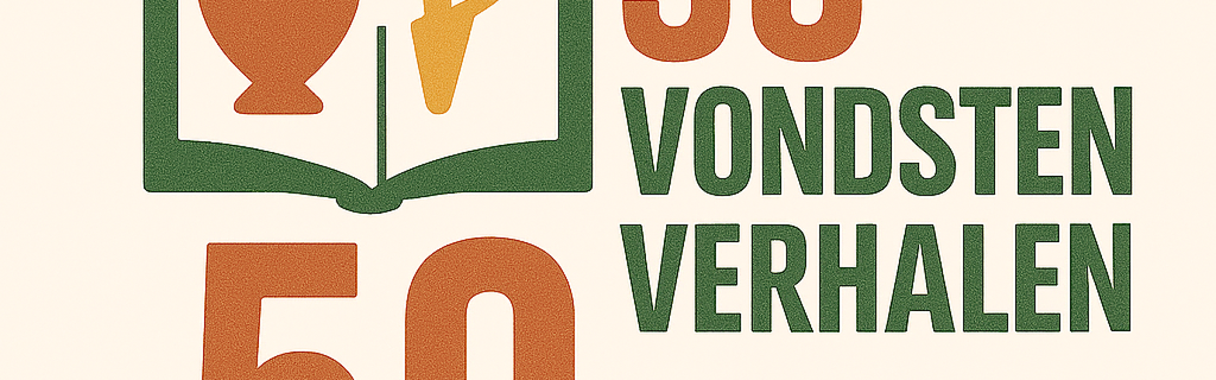 Logo project 50 vondsten, 50 verhalen