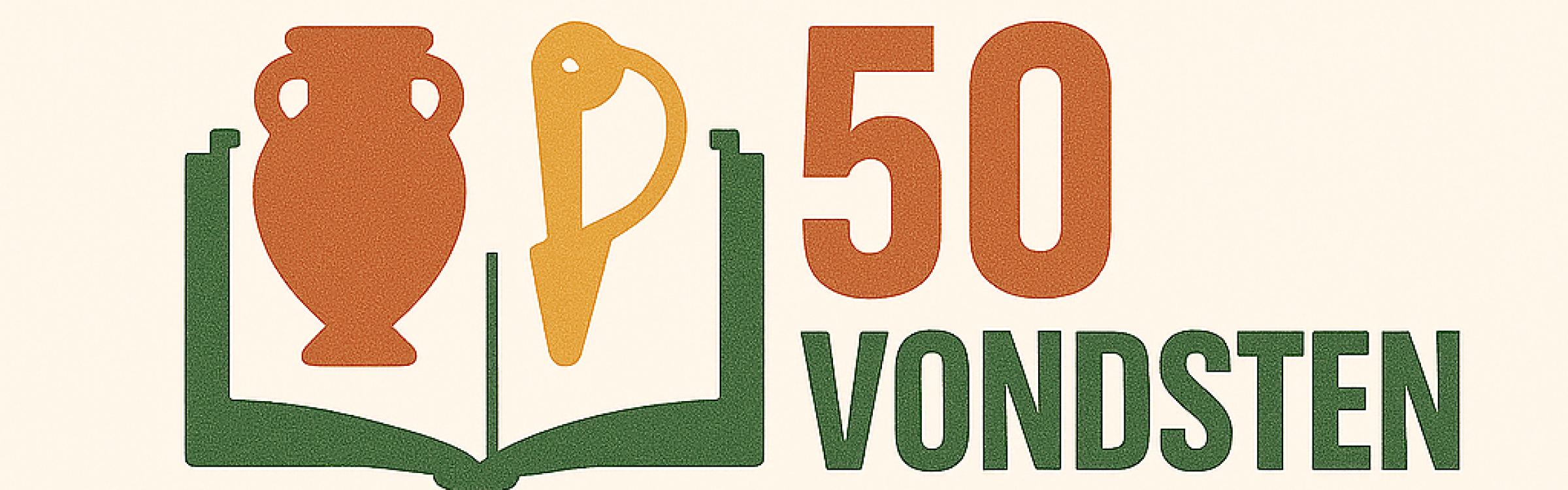 Logo project 50 vondsten, 50 verhalen.