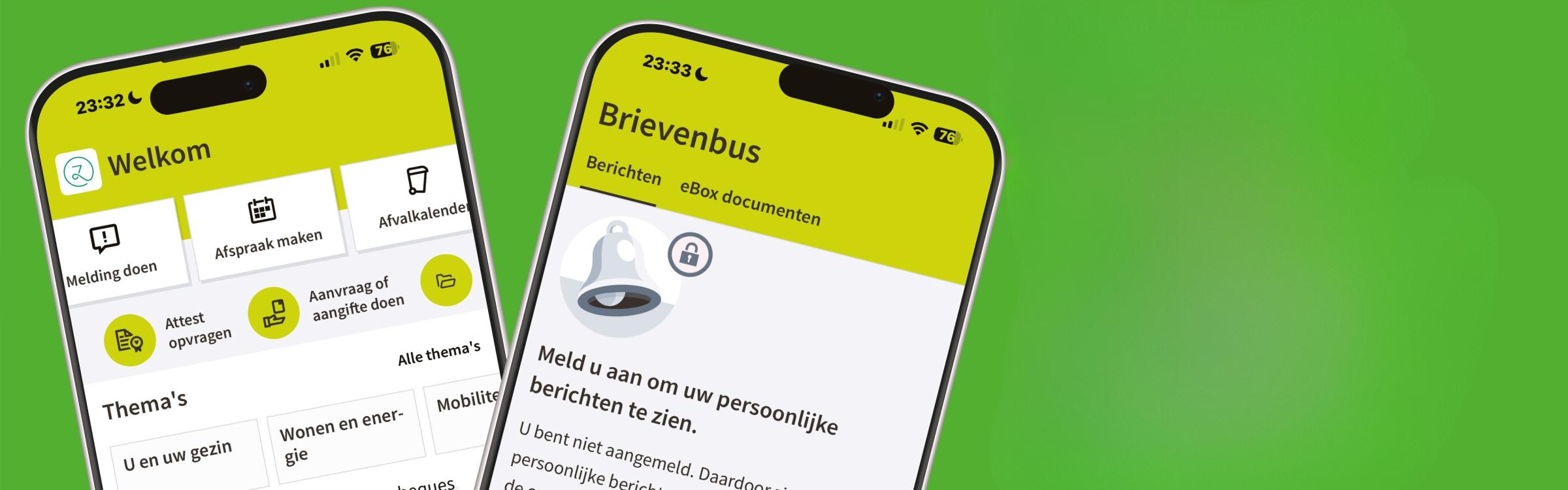Voorbeeld Zedelgem App