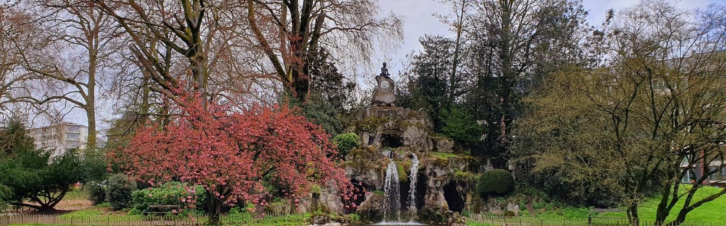 Vijver in Citadelpark Gent