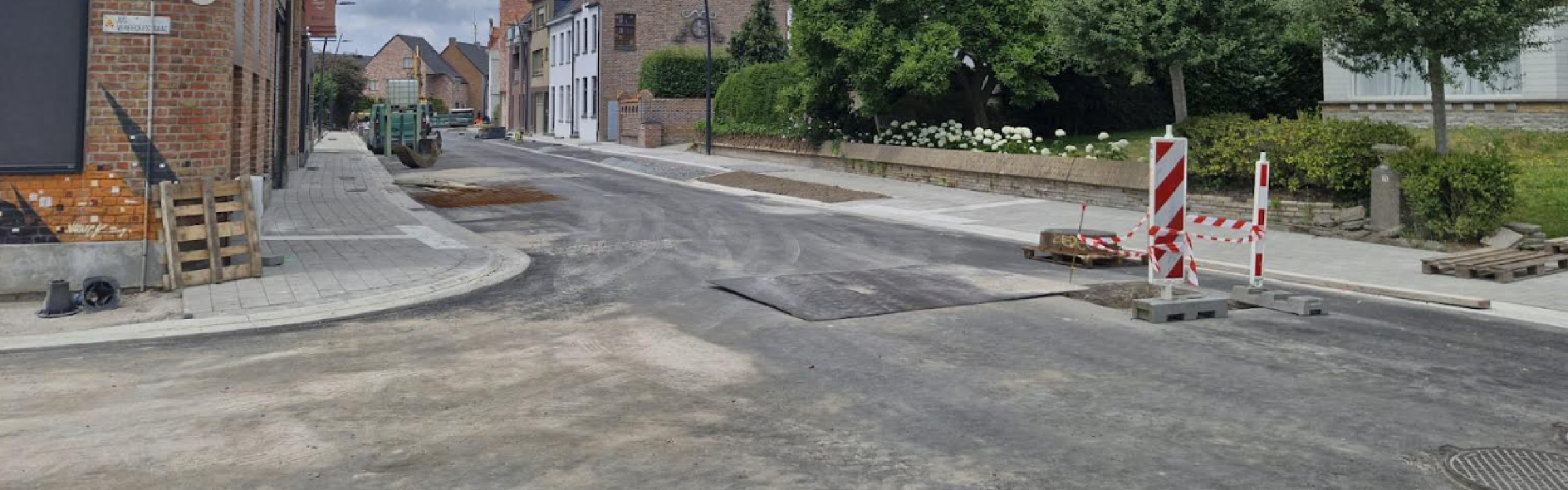 Laatste werkzaamheden aan Groenestraat
