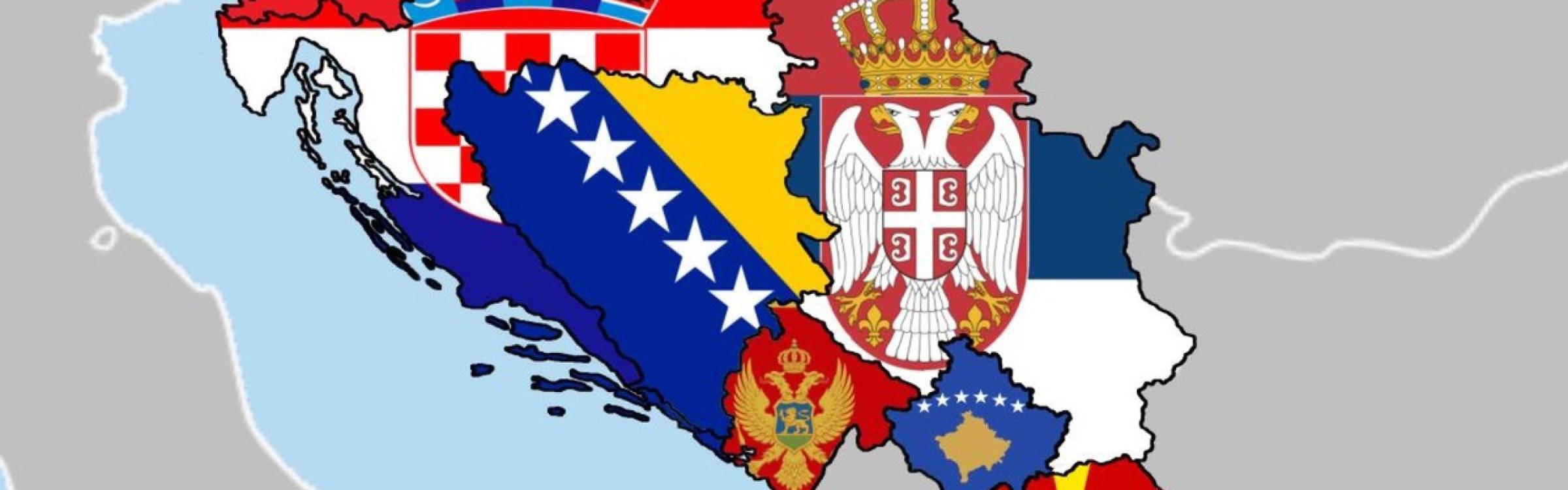 Kaart Joegoslavië
