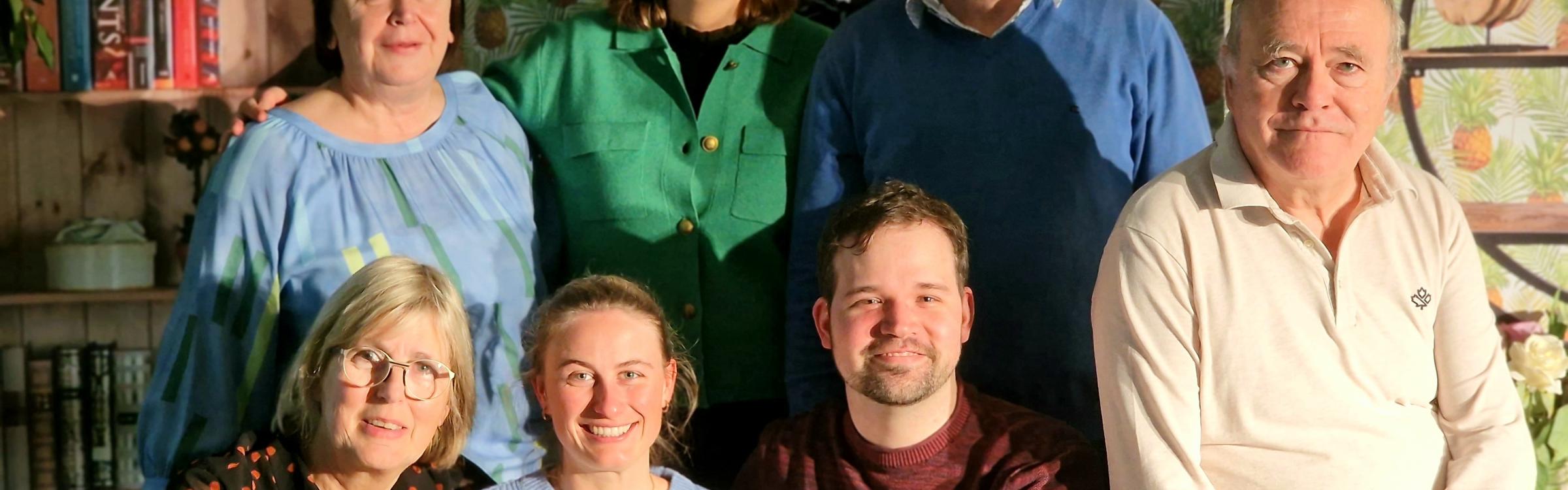 Groepsfoto cast en crew DeMensZien bij Dementie
