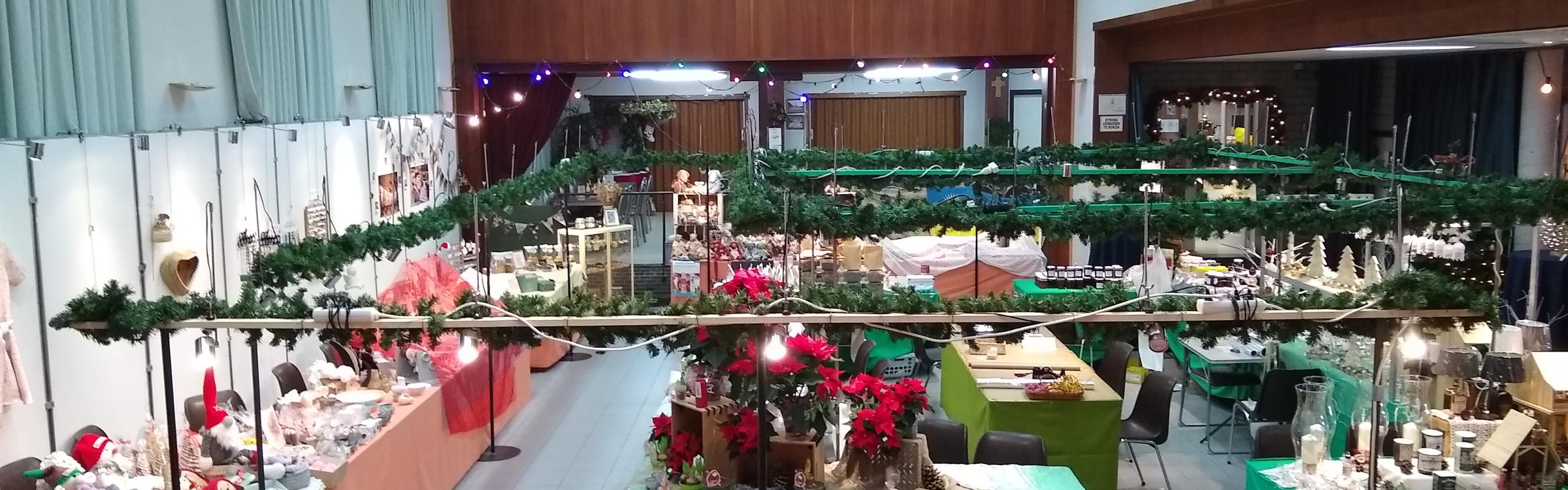 Kerstmarkt in Parochiaal Centrum 't Lokaal in Veldegem