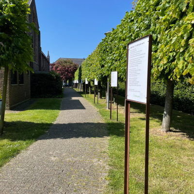 voorbeeld opstelling van een poëzieroute